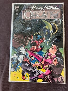 Heavy Hitters OffCasts Comic Book - Colorful Space Action Cover